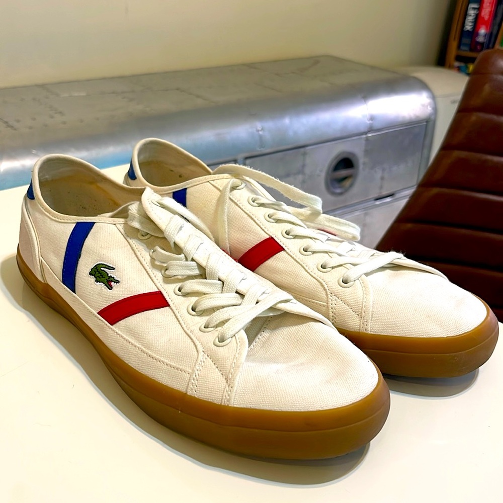 Lacoste Sideline 119 CMA beige canvas lifestyle sneakers